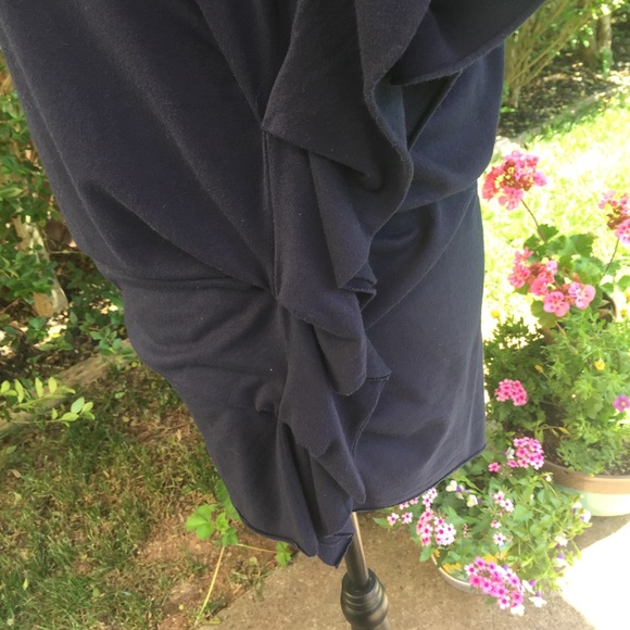 gender bias navy side ruching top, S - Picture 9 of 9